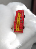 Camion de pompier miniature ancien rouge échelle jouet vintage rétro