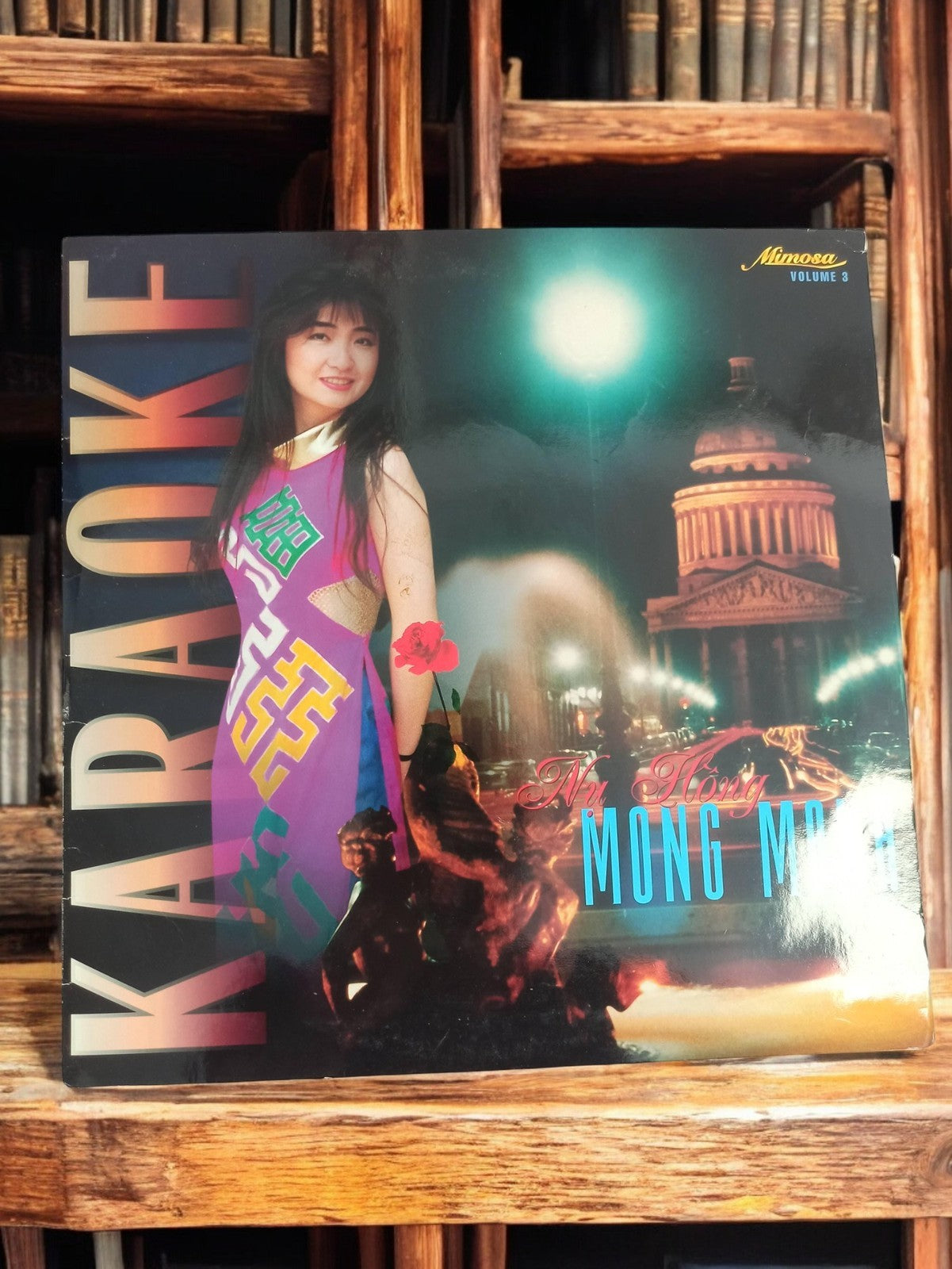 Vinyle 33 tours Karaoke Mimosa Vol 3 Na Hong Mong Mo rétro Asie vintage