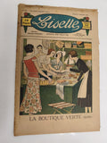 Ancien journal Lisette 1934, magazine fillette, couverture illustrée vintage