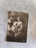 Carte photo Bonne Fête femme fleurs CPA début XXe illustrée EME