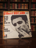 Vintage 45 tours ancien vinyle Bécaud collection rétro disque occasion état