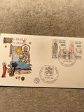Lettre premier jour Vatican 1979 S. Basilio il Grande timbres oblitérés FDC Fila