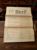 Journal ancien BREF 1925 vintage presse rétro Paris littérature