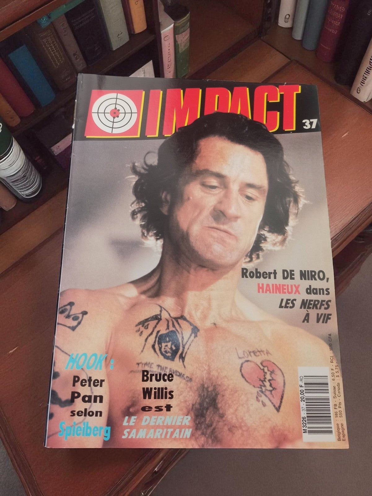 Magazine cinéma Impact n°37 vintage années 90 Robert De Niro rétro