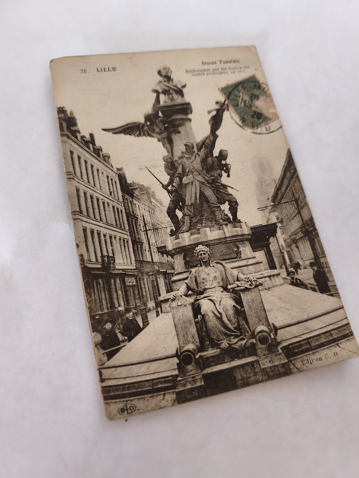 Carte postale ancienne vintage Lille, collection rétro France, objet d?époque ra