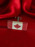 Pin's vintage drapeau Canada ancien, objet publicitaire rétro