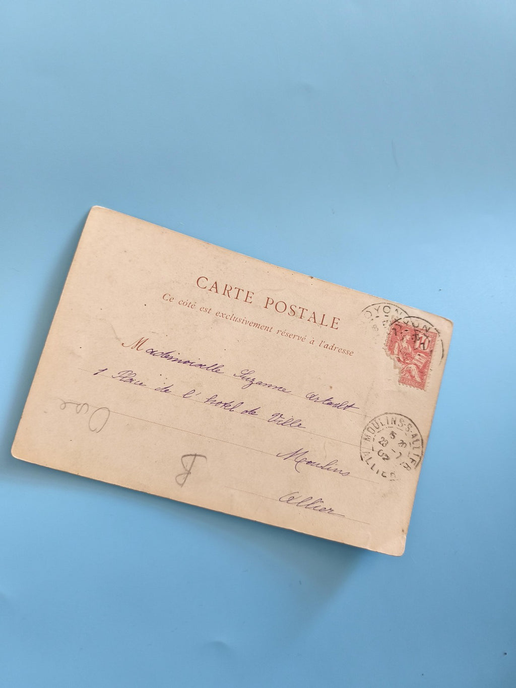 Carte postale ancienne vintage oblitérée Château de Pierrefonds France collectio