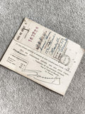Avis de débit ancien 1961 Marseille document administratif vintage