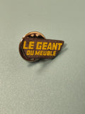 Pin's vintage LE GEANT DU MEUBLE ancien, badge publicitaire collection déco