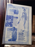 Patron couture vintage robe fourreau Prima 1999, ancien schéma tailles 40-48
