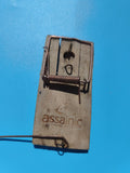 Ancien piège à souris bois Assainic cabinet de curiosité déco vintage