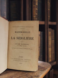 Livre ancien 1879 Mademoiselle de la Seiglière Jules Sandeau Charpentier rare