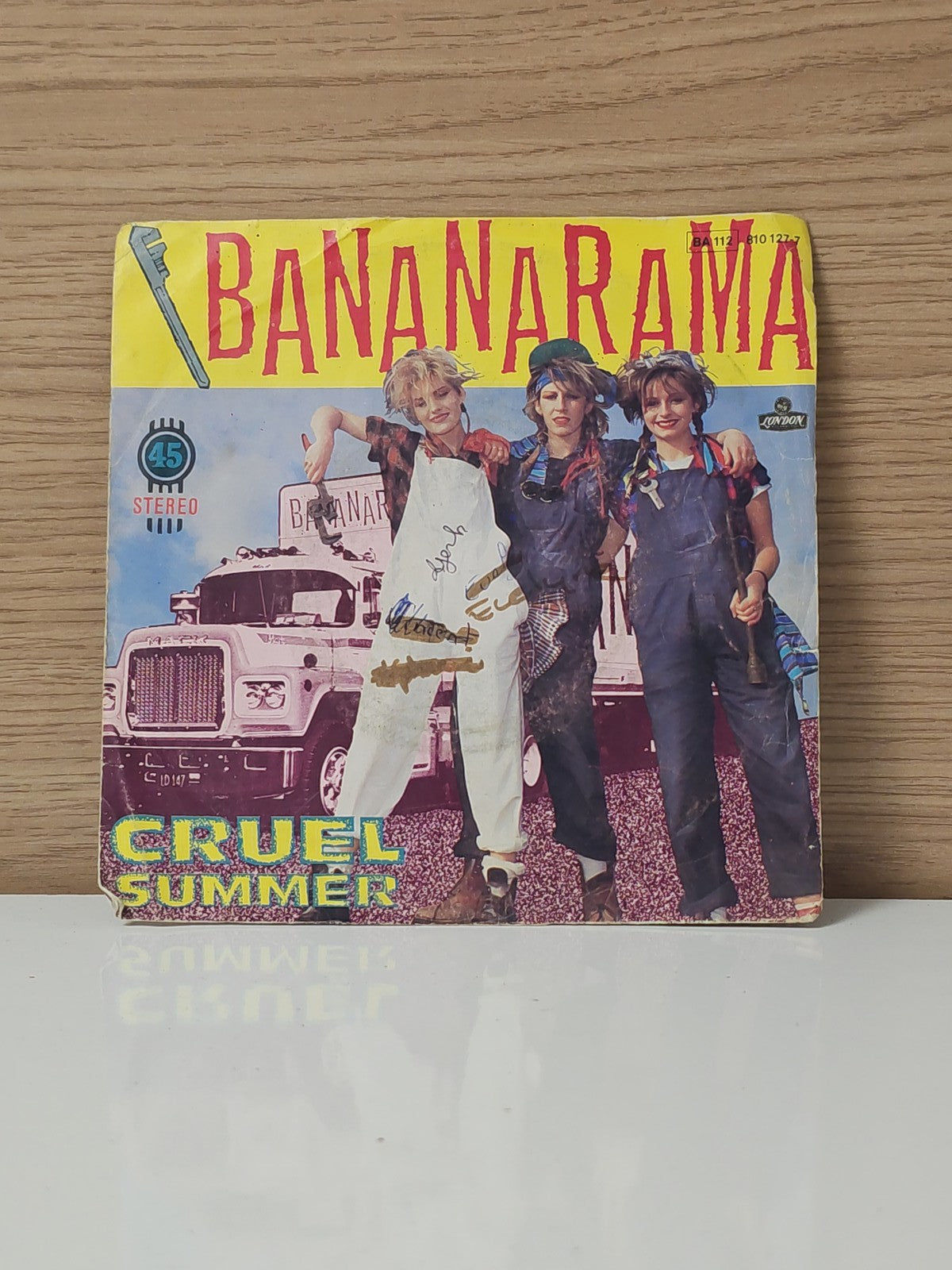 Vinyle 45 tours rétro Bananarama ancien disque vintage collection pop années 80