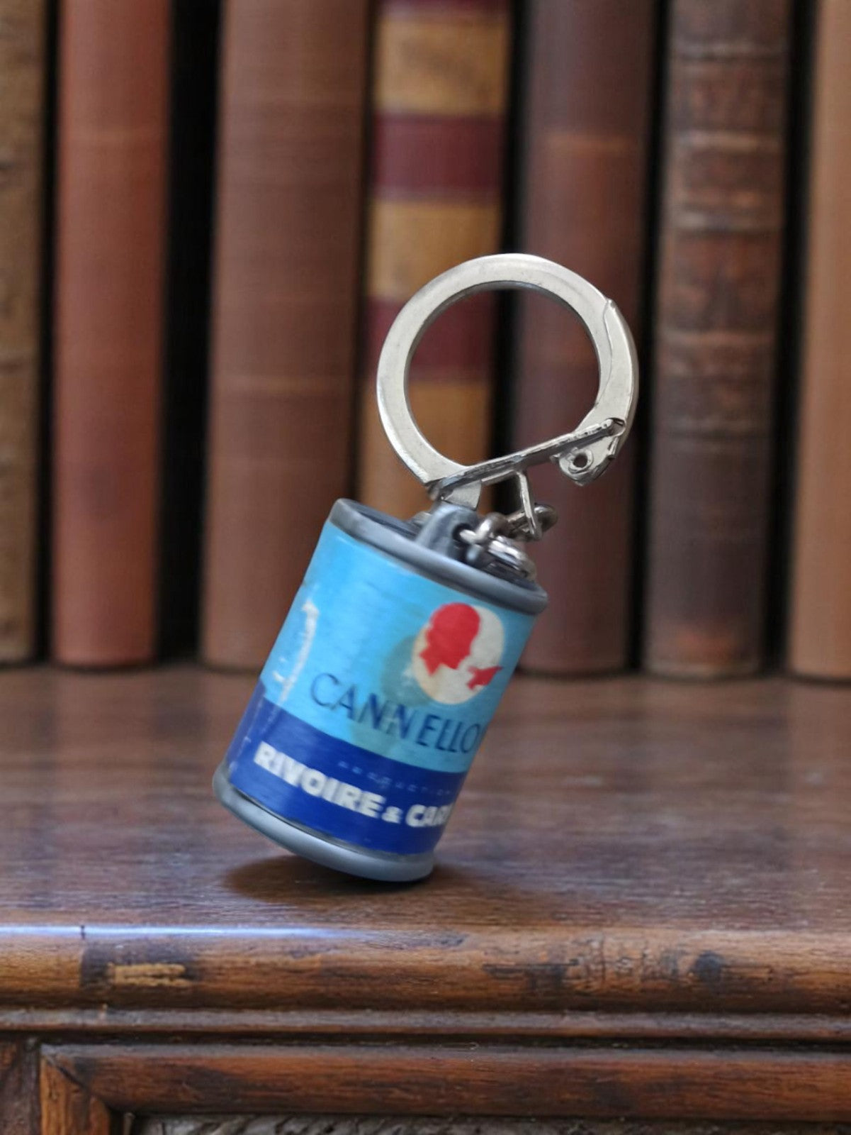 Porte-clés publicitaire vintage en métal - Accessoire rétro pour collectionneurs