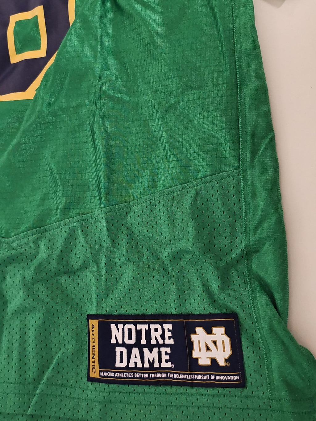 Maillot Under Armour Notre Dame Shamrock Series Boston Fenway Taille M Homme