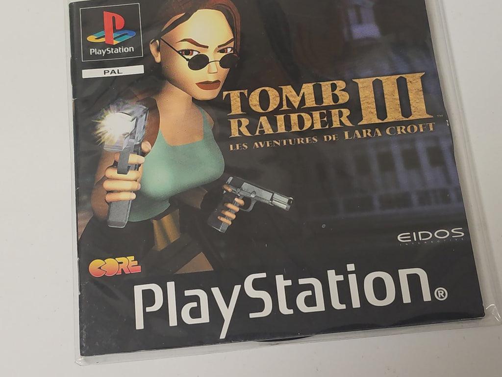 Jeu PS1 Tomb Raider avec CD et notice - Jeu d'aventure sur Playstation d'occasio