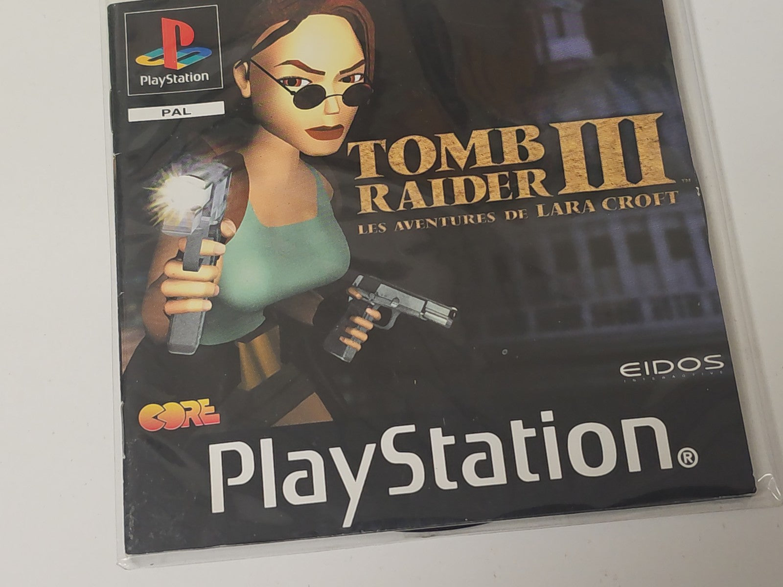 Jeu PS1 Tomb Raider avec CD et notice - Jeu d'aventure sur Playstation d'occasio