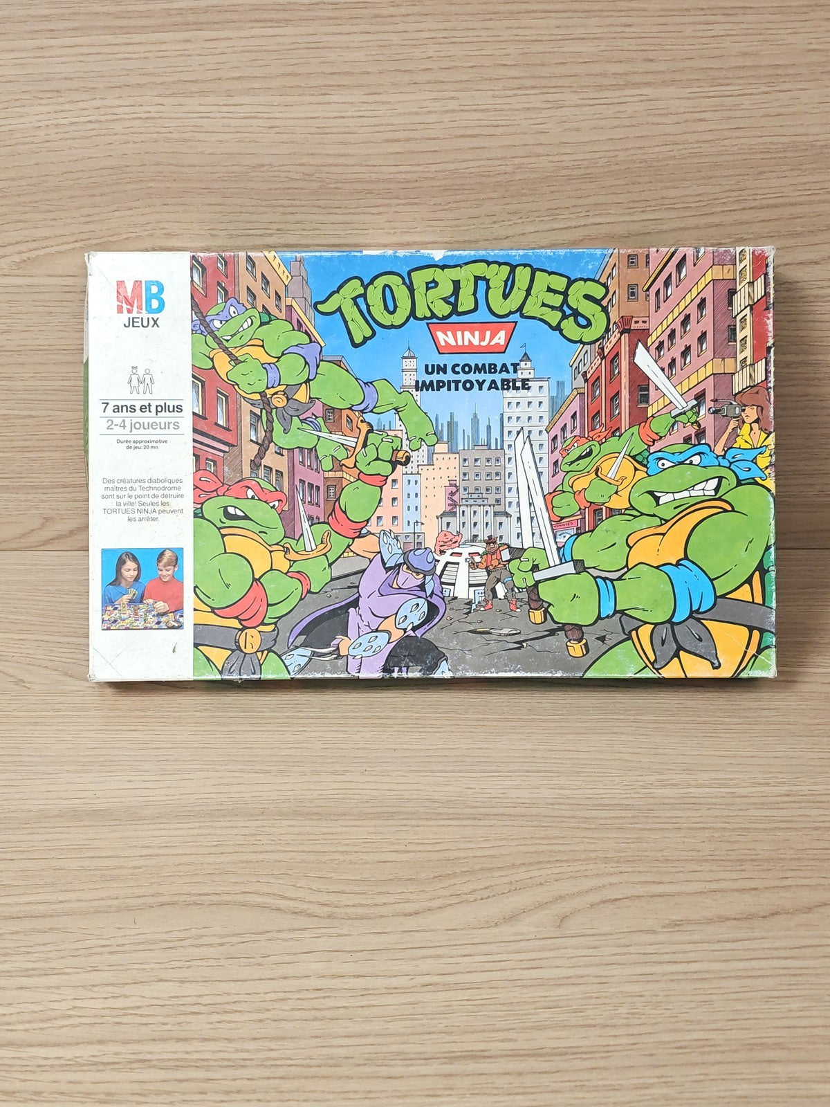 TMNT Tortues Ninja MB jeu société Un Combat Impitoyable France