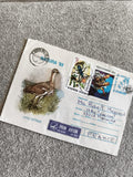 Lettre affranchie Roumanie 1993 Otis Tetrax, timbres Posta Romana, Par Avion