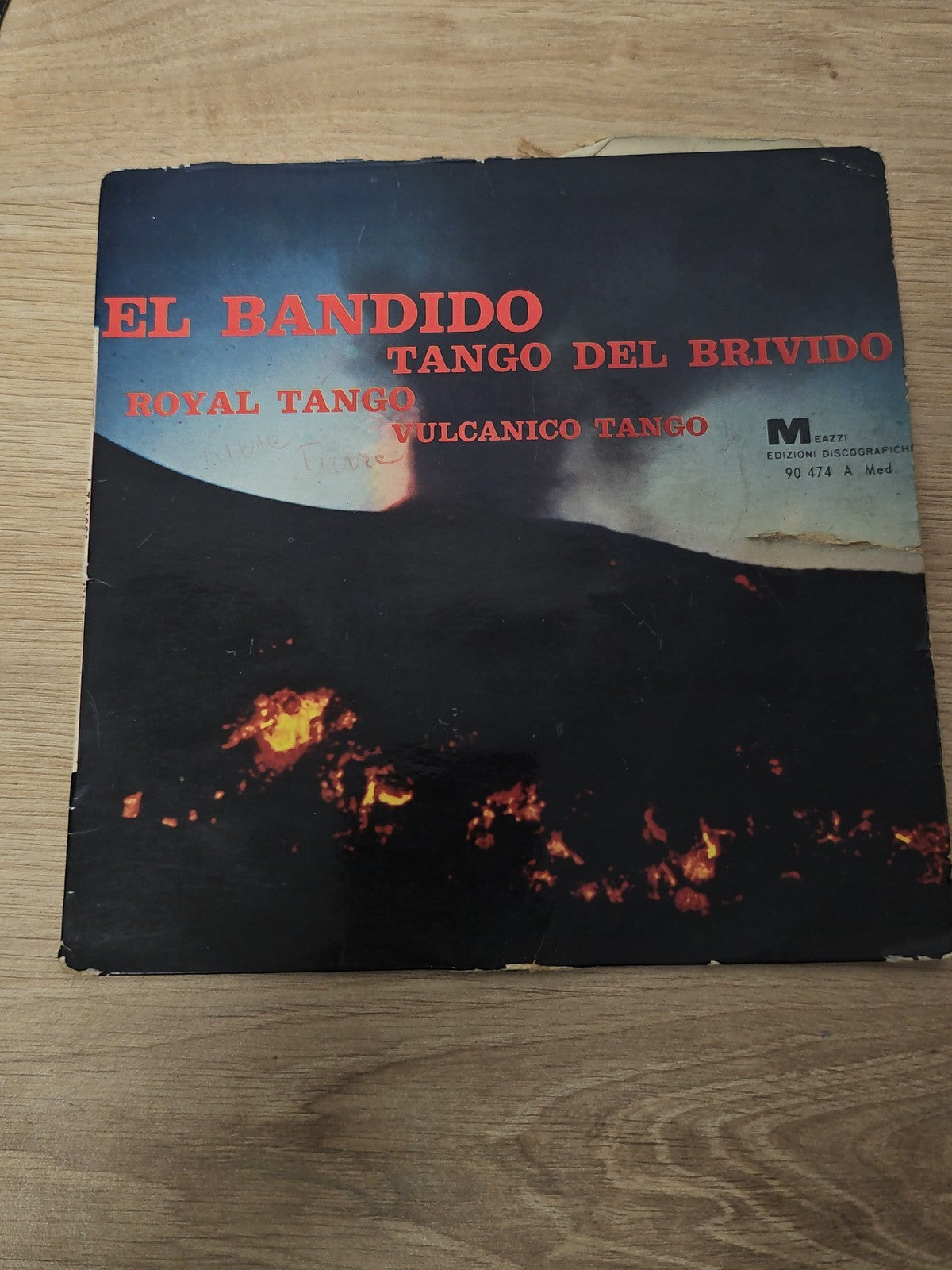 Vinyle 45 tours vintage El Bandido ancien disque rétro collection musique