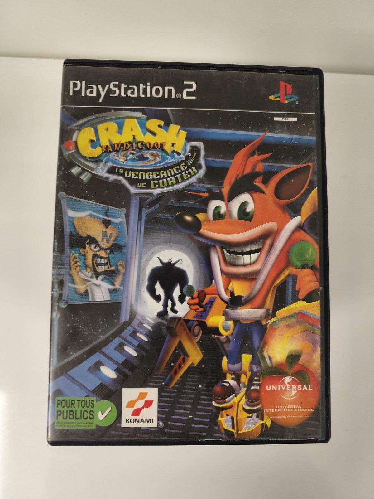 Boîte vide originale PlayStation 2 Crash Bandicoot PS2 sans disque ni notice