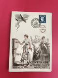 Lettre commémorative Centenaire du timbre-poste français 1949 Grand Palais Paris