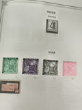 Timbres taxe Niger République, lot philatélie oblitérés, Croix d’Agadez