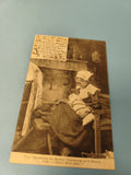 Carte postale ancienne Les Chansons de Botrel illustrées E. Hamonic Dors mon gas