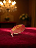Pin's publicitaire vintage Roll'Up, édition limitée, rose, badge rétro