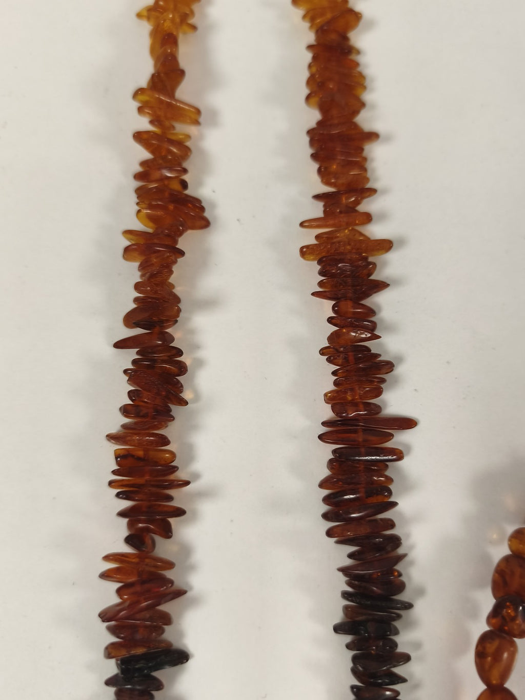 Parure collier bracelet ambre véritable Baltique Pologne miel cognac