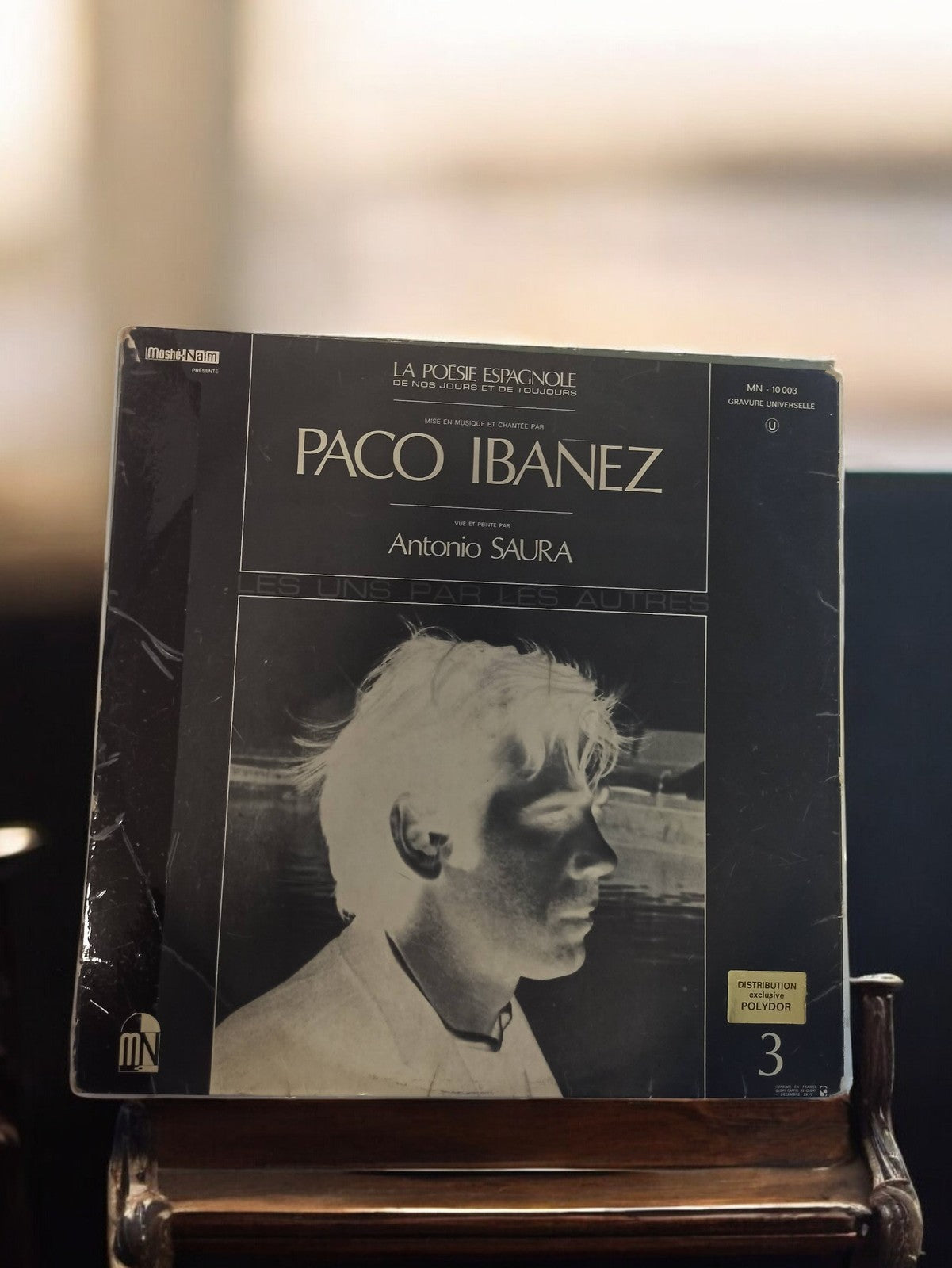 Vinyle 33 tours Paco Ibáñez Antonio Saura MN 10003 rétro chanson française vinta