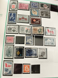 Timbres Canada oblitérés lot thématique fleur feuille érable drapeau (philatélie
