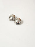 Pair of vintage retro earrings, old costume jewelry collection