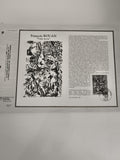 Feuillet CEF François Rouan Volta faccia philatélie timbre 1991