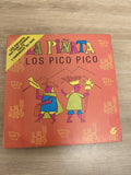 Vinyle 45T La Piñata Los Pico Pico Paris Disques pochette orange dessins enfants