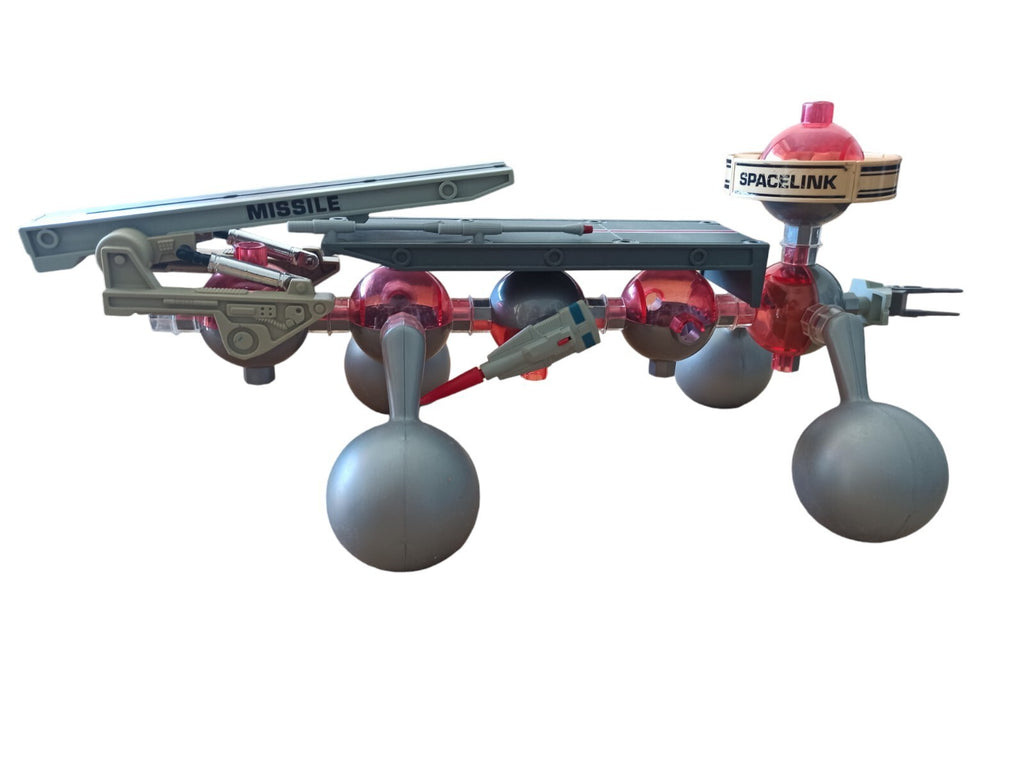 Vaisseau spatial jouet vintage Spacelink Macau années 80, missile, rare