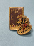 Pin's vintage Bourse Blagnac GADIMEX, forme originale, collection occasion