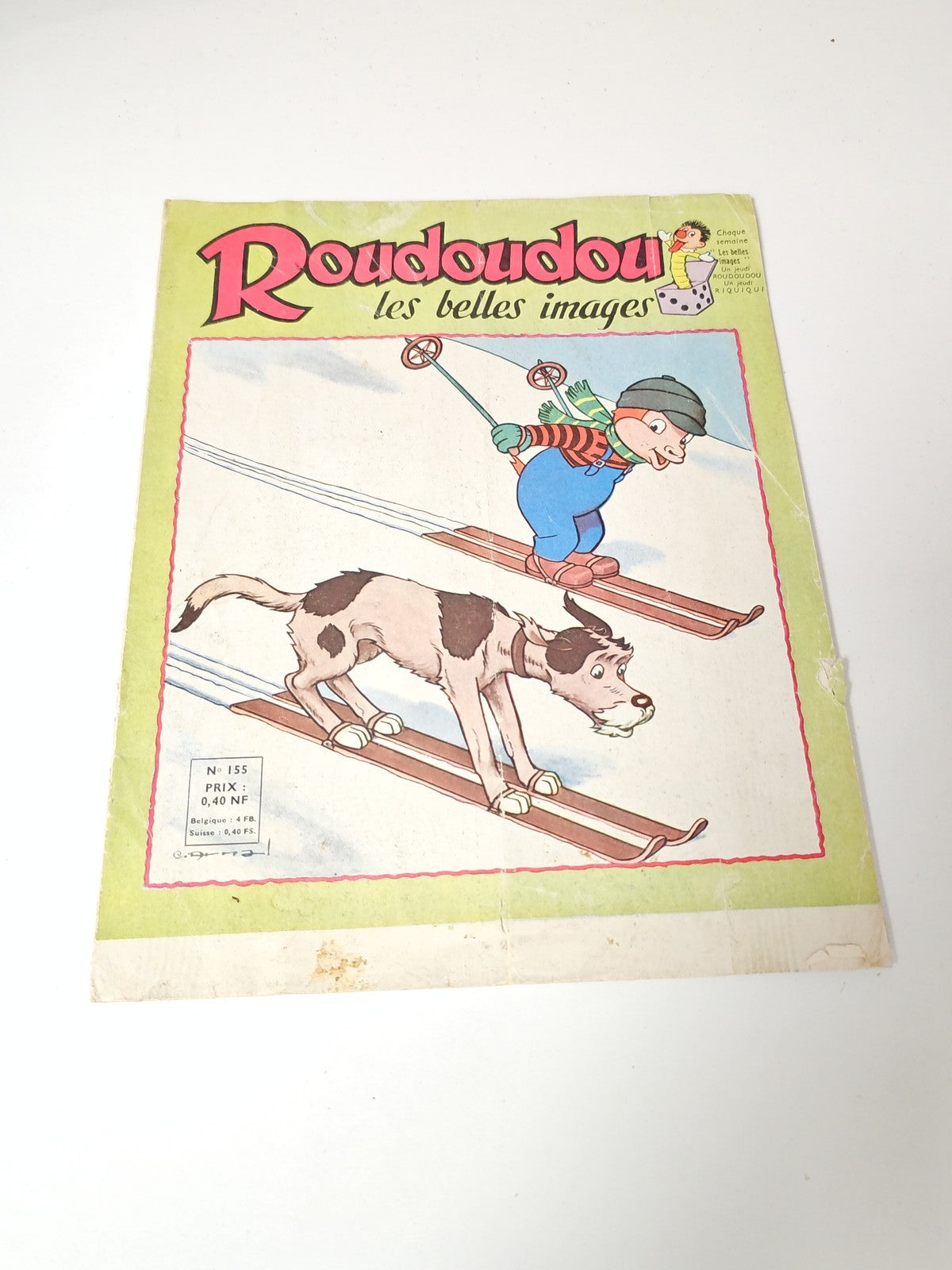 Livre vintage Roudoudou Les Belles Images ancien journal illustré collection