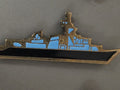 Pin's ancien bateau rétro pour collectionneur, badge vintage nautique rare