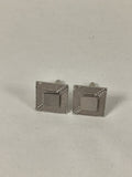 Paire de boutons de manchette vintage anciens, accessoire rétro pour collectionn