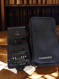 Flash Hanimex vintage pour appareil photo argentique avec étui rétro