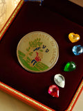 Pin's LES ENFANTS DU SILENCE émail vintage publicitaire badge rond