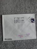 Lettre philatélique Foires de Tours 1968 blason timbre imprimés Avon (Ref 27)