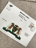 Lettre Premier Jour 500 Jahre Post 1990 Wolfsburg-Bonn blason Thurn und Taxis