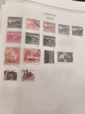 Timbres Pakistan Service oblitérés, lot philatélie, motifs monuments, séries pai