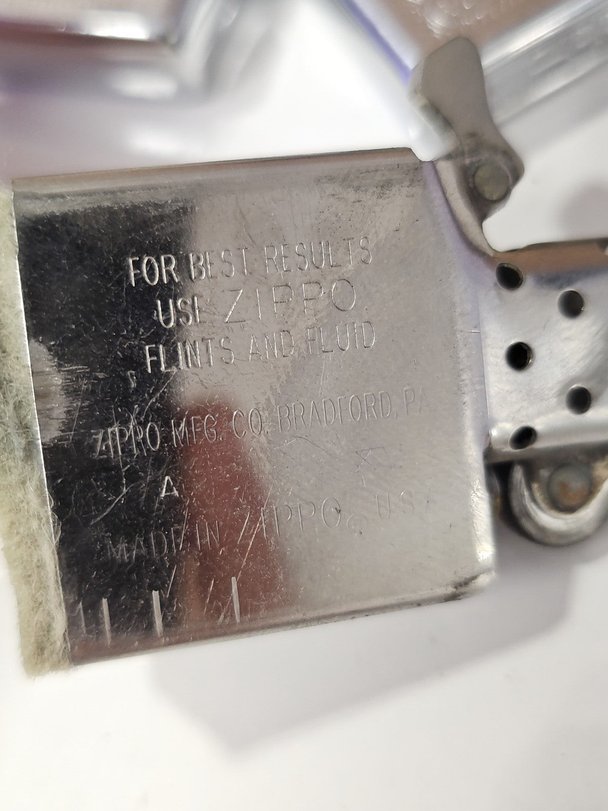 Briquet essence Zippo original, allume-feu portable, accessoire de poche fiable