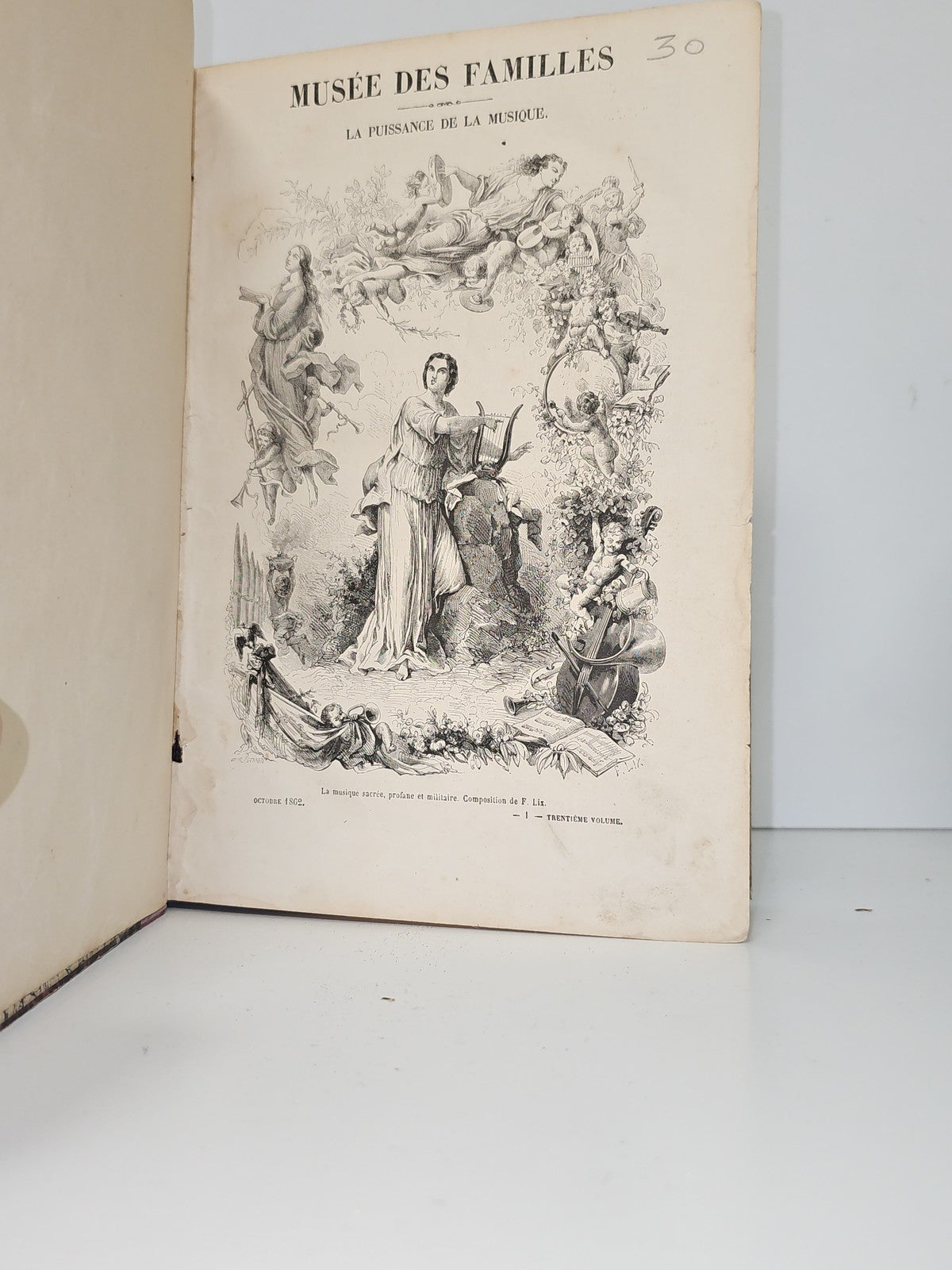 Livre ancien vintage "Musée des familles" édition originale collection XIXe