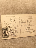 Carte postale ancienne timbre Maroc 15c oblitéré Letellier Paris philatélie