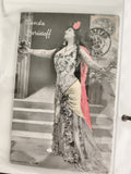 Carte postale ancienne Wanda Borissoff costume scène 1905 CPA colorisée