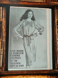 Patron vintage robe à enfiler n°16, années 70, tailles 40N 44N rétro ancien